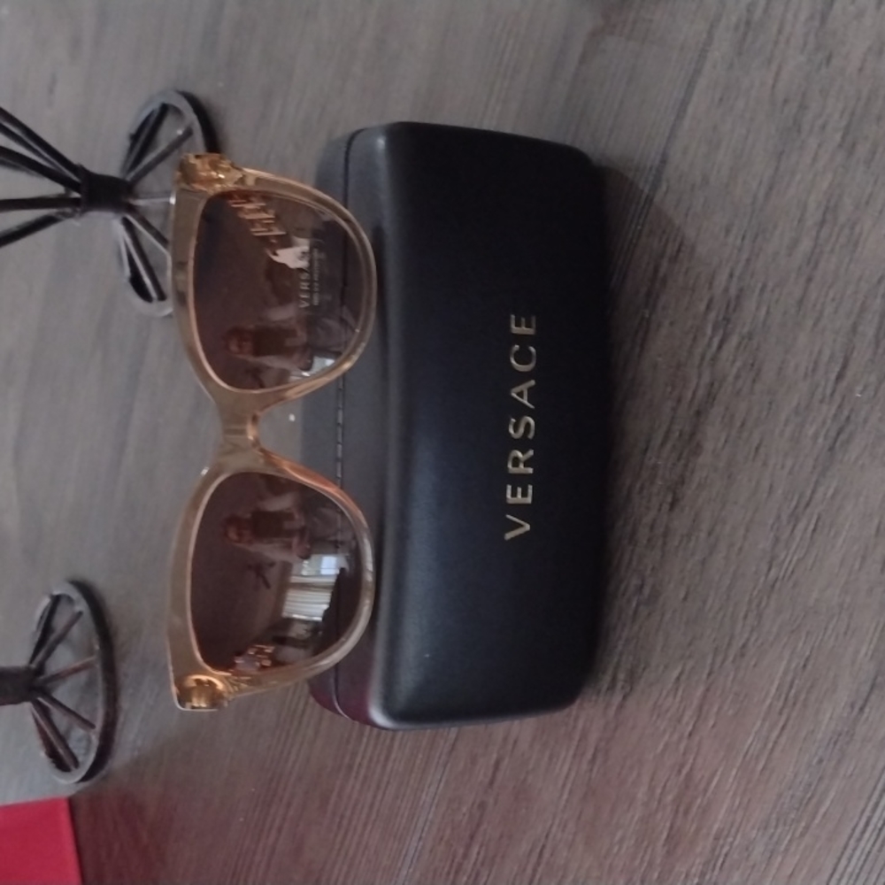 Versace transparent Brown gradient